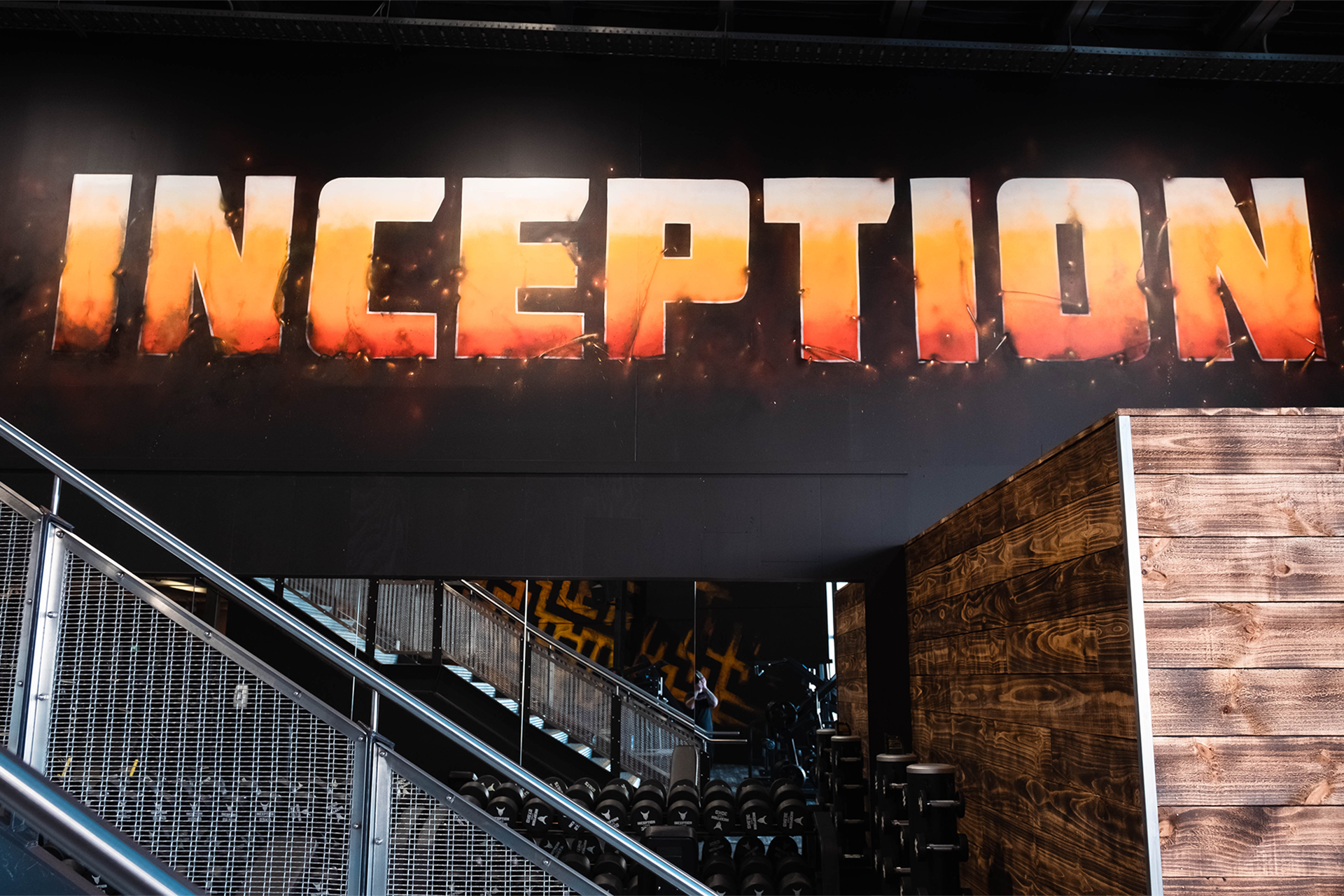 Wall art at Inception Gym